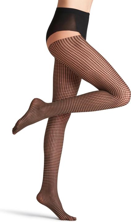 Image du produit Falke Houndstooth Collant, couleur 4169 powder, taille 40-42 (15 DEN, 40 - 42)
