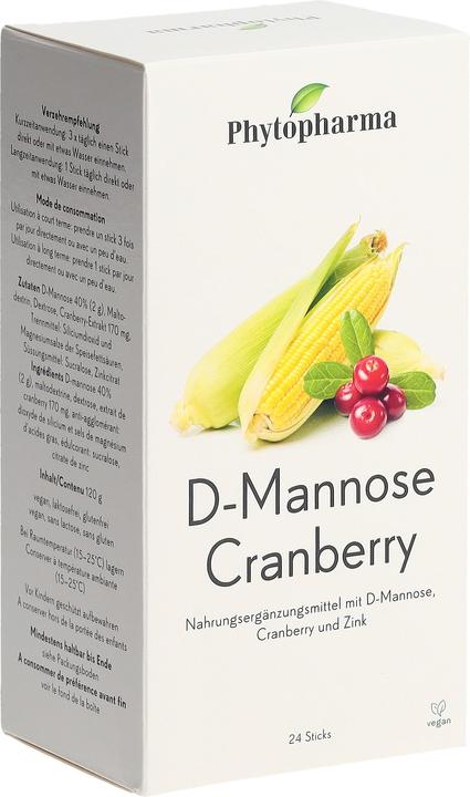 Produktbild Phytopharma D-Mannose Cranberry (24 Stück, 744 ml, 159 g)