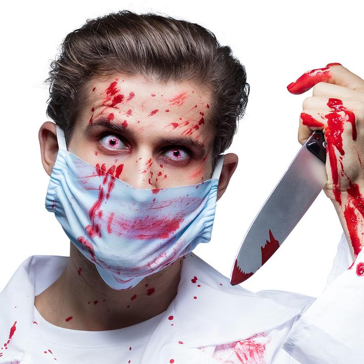 Produktbild Boland Kontaktlinsen Dr. Killer: Wochenlinsen (rot-weiss)