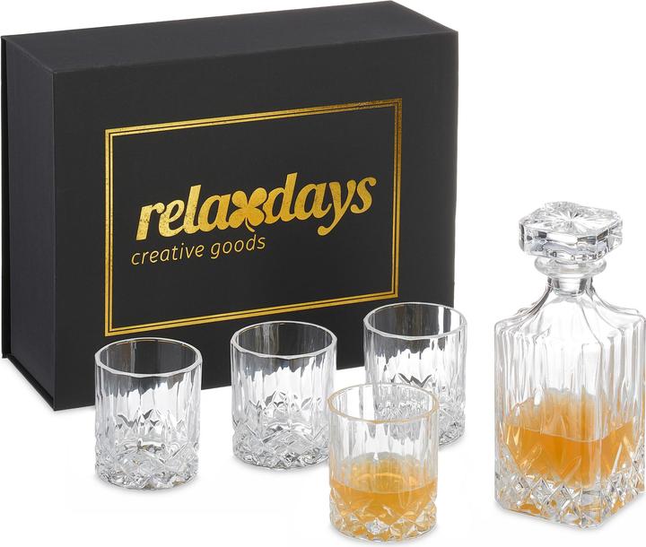 Actual product image Relaxdays 5-piece whisky set (3.30 dl, 1 x, Whisky glass)