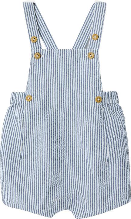 Actual product image Vertbaudet Baby-Set: Body & gestreifte Latzshorts (62)