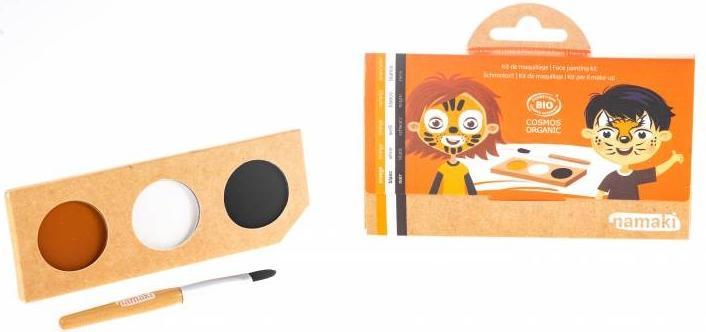 Produktbild Namaki Bio Schminkset 3 Farben Tiger & Fuchs