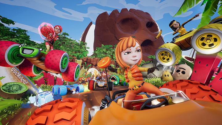 Actual product image Pqube All-Star Fruit Racing, Switch (Switch, Multilingual)
