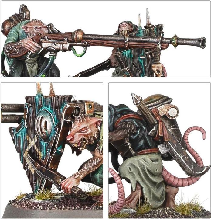 Produktbild Games Workshop Warhammer AoS - Skaven Jezzails ŕ Malepierre (Kunststoff)