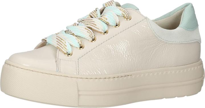 Beige/Blau