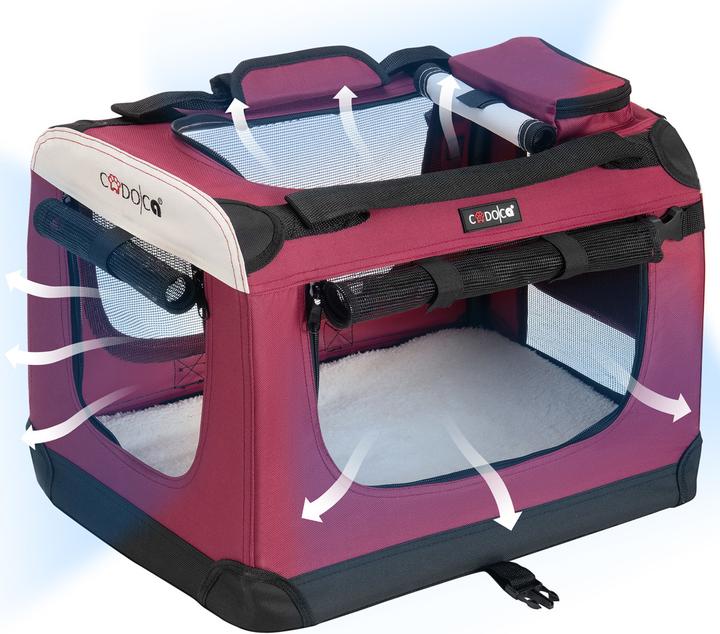 Produktbild Cadoca Hundetransportbox (Hund, Reflektoren)