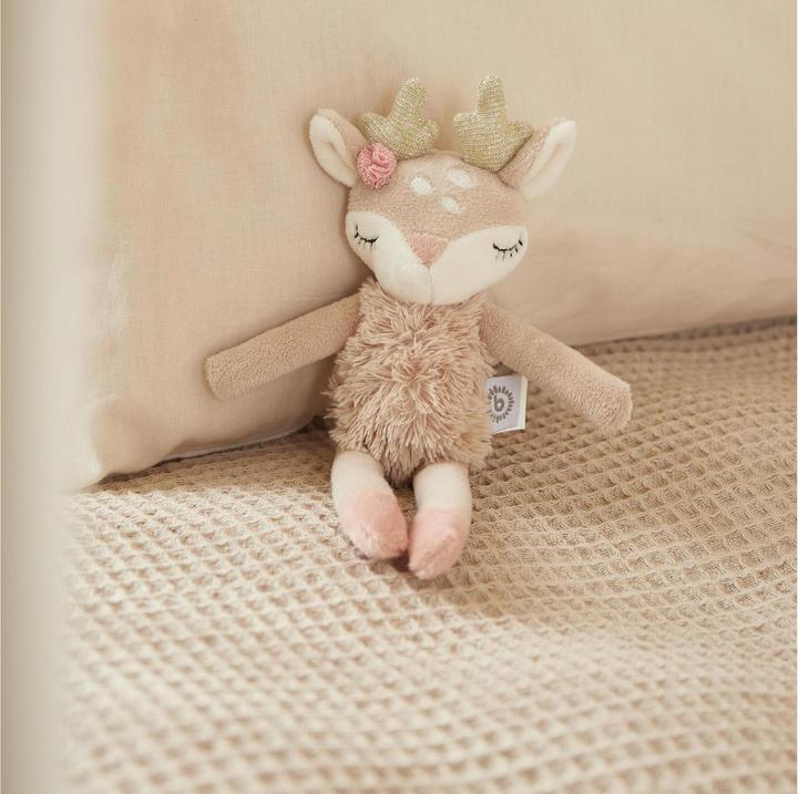 Actual product image Bieco Standing Figure with Rattle Deer Ella