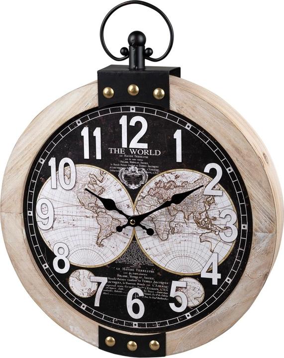 Actual product image Formano Wall clock Ø 40 cm world map (40 cm)