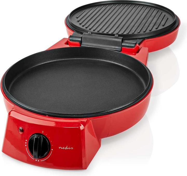 Image du produit Nedis FCPM100FRD Machine à pizza, aluminium (Prise UE)