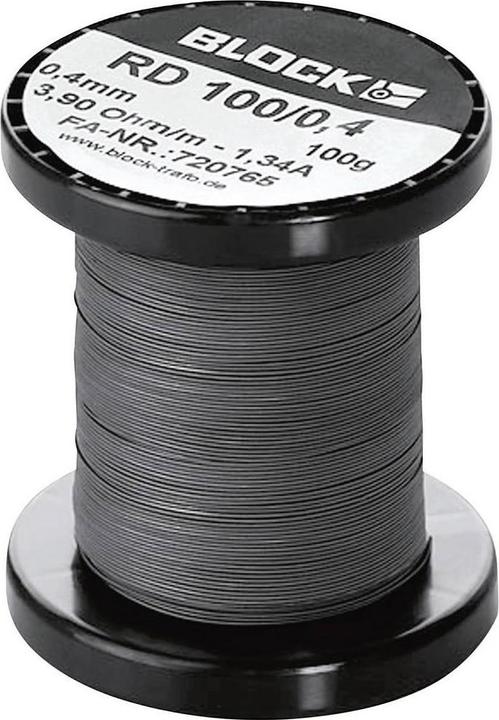 Produktbild Block Widerstandsdraht 0,069R/m 3mm 100g (1.50 m)