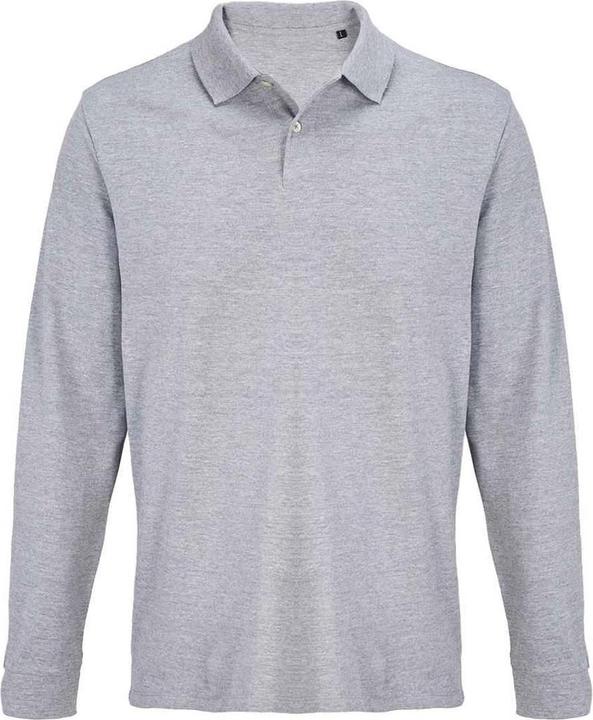 Actual product image Sols Unisex Adult Pacific Pique Long-Sleeved Polo Shirt (4XL)