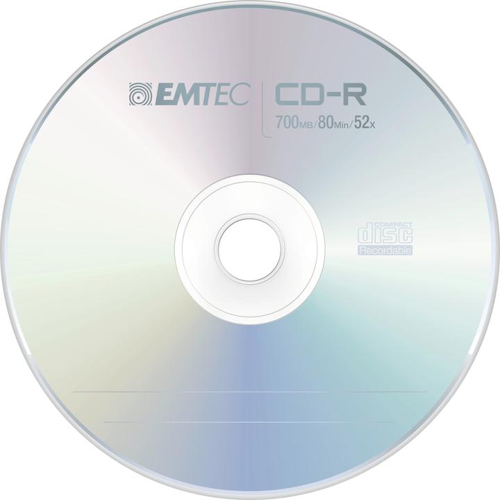 Actual product image EMT EMTEC CD-R 700MB 52x, 25 CakeBox (25 x)