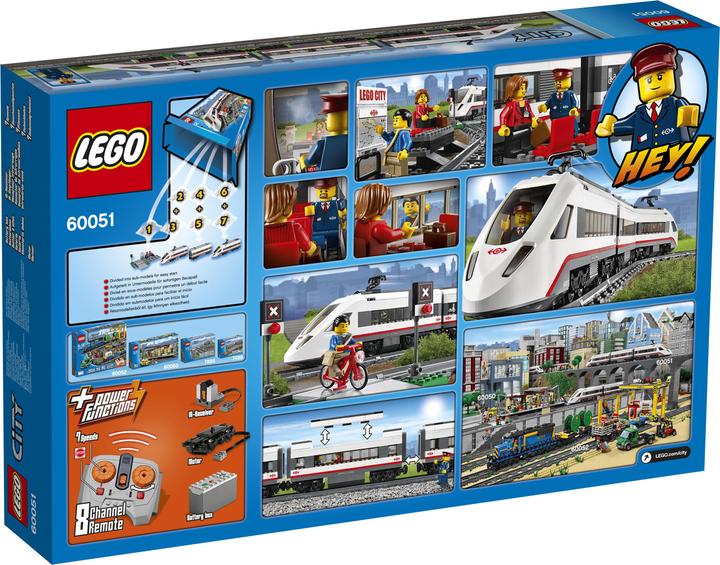 Actual product image LEGO City High Speed Train (60051, LEGO City)