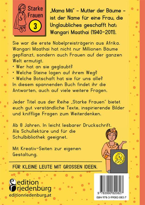 Immagine prodotto Wangari Maathai - Die Mutter der Bäume (Tedesco, Disordine Heike, Julia Christof, Bettina Springer-Ferazin, 2022)