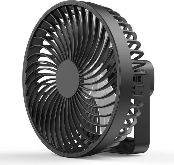 Actual product image Cover-Discount Mini Portable Table Fan Black (50 dB)