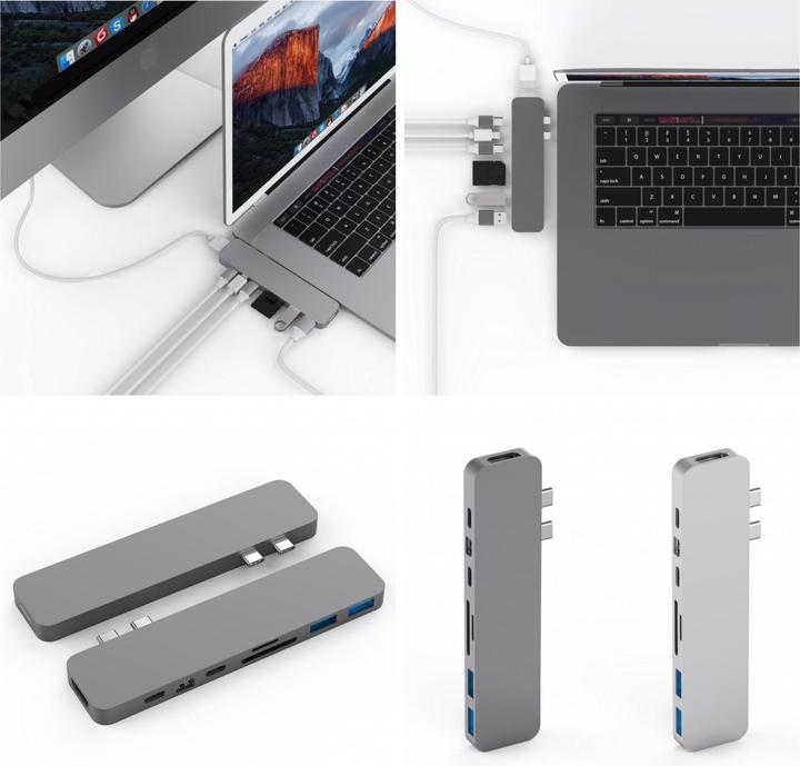 Produktbild Hyper HyperDrive Pro 8 in 2 (USB-C, 2 Ports)