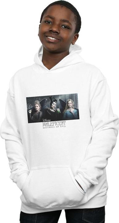 Actual product image Disney Boys Maleficent Mistress Of Evil Character Poster Hoodie (128)