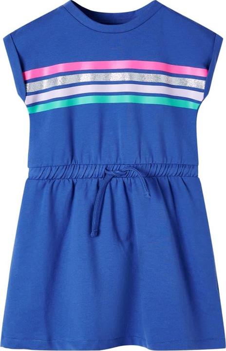 Image du produit VidaXL Robe pour enfants avec cordon de serrage Bleu cobalt 116,Matériau : 95 (116)