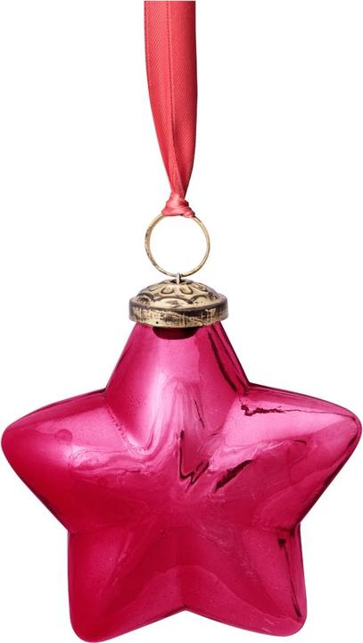 Immagine prodotto PIP Studio Ornamento Ciondolo albero di vetro Stella rosa 10 cm (1 -parte)