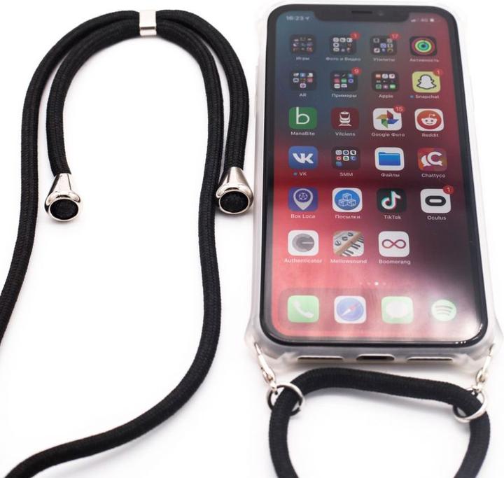 Immagine prodotto Evelatus Custodia A40 con corda Nero (Samsung Galaxy A40)