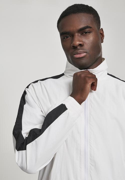 Produktbild Urban Classics Striped Sleeve Crinkle Track Jacket (XXL)