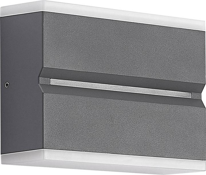 Produktbild Prios Itarion LED-Aussenwandlampe, Schirm opalweiss (670 lm, IP54)