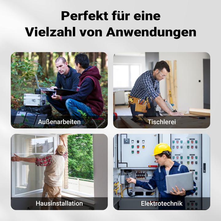 Produktbild Wiltec Werkzeugtrolley 46x25x43cm Werkzeugkoffer 19 Fächer Werkzeug Trolley