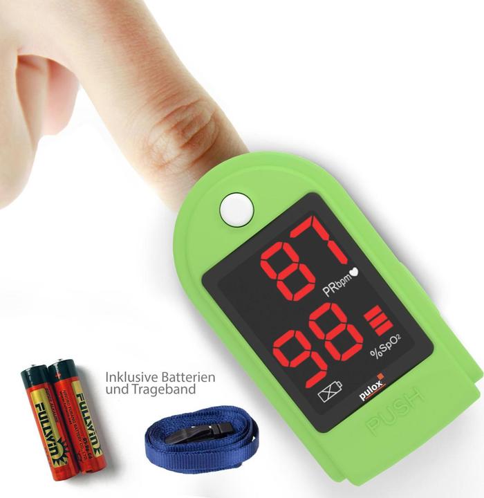 Produktbild Pulox Pulsoximeter PO-100 grün
