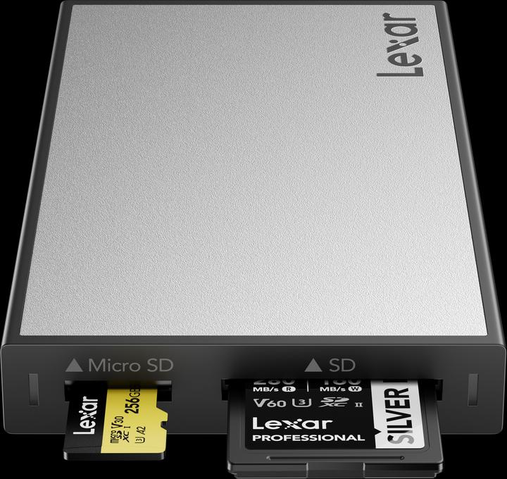 Actual product image Lexar PRO Workflow SD/microSD Reader (USB 3.2)