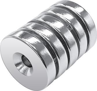 Produktbild Rs Pro Neodym Magnet, 3.5mm x 3.25mm, L. 15.4mm