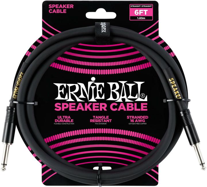 Image du produit Ernie Ball Câble de haut-parleur 6072 - 1.83 m, longueur : 1.83 m (1.83 m, 1.31 mm²² mm)