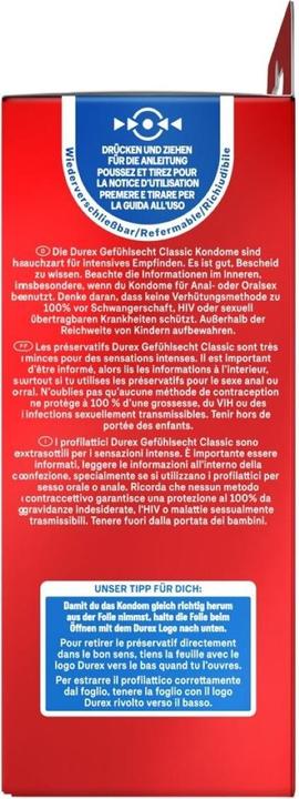 Produktbild Durex Gefühlsecht Classic (20 Stk.)