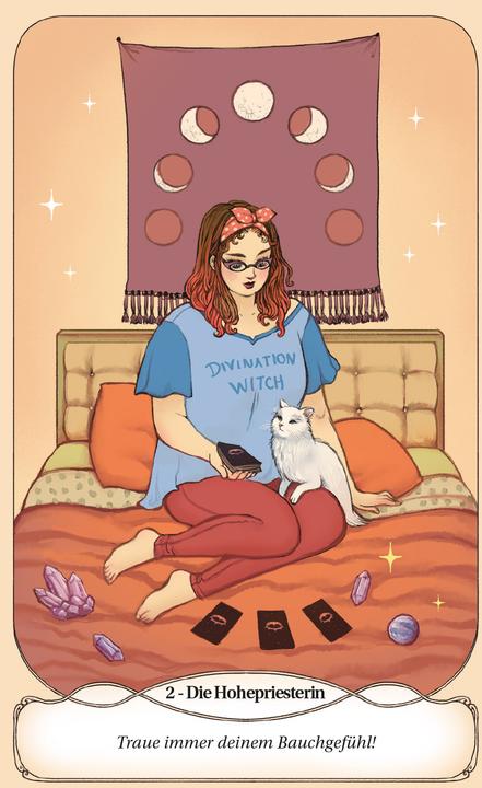Immagine prodotto Cozy Witch Tarot - DAS Tarot für alle jungen Hexen! (Tedesco, Amanda Lovelace, 2024)