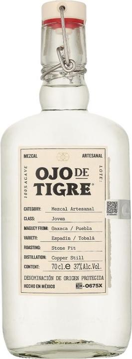 Image du produit Ojo de Tigre Mezcal Artesanal Joven 100% Agave 37% Vol. 0,7l
