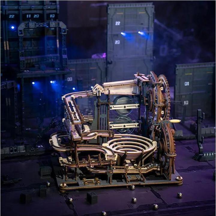 Actual product image Rokr Marble run Night City