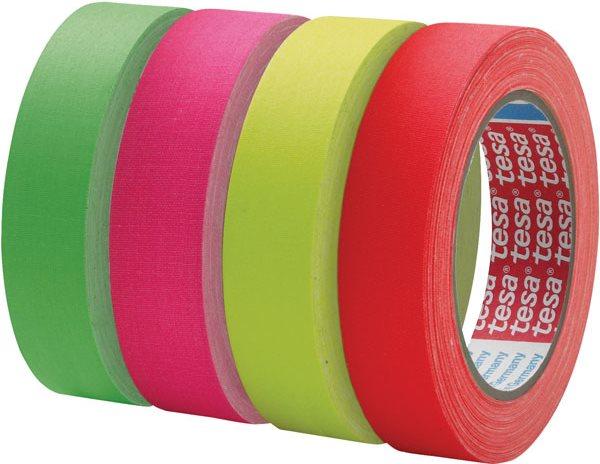 Immagine prodotto tesa nastro in tessuto arancione neon 25m:19mm (19 mm)