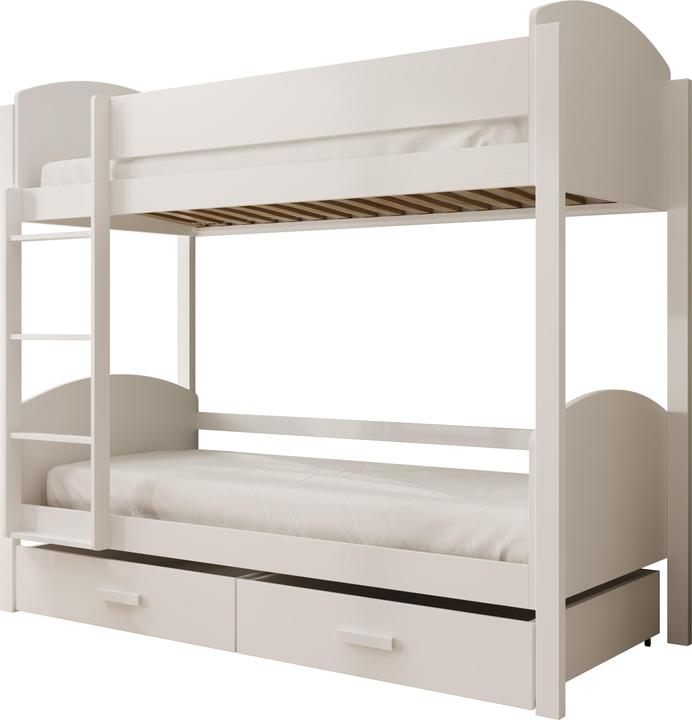 ADRK Furniture Kinder-Etagenbett Jori 180x80 (180 x 80 cm)