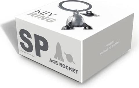 Actual product image MTM Gifts Rocket key ring