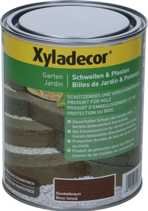 Image du produit Xyladecor Dormeuses et poteaux (Brun foncé, 1 l)