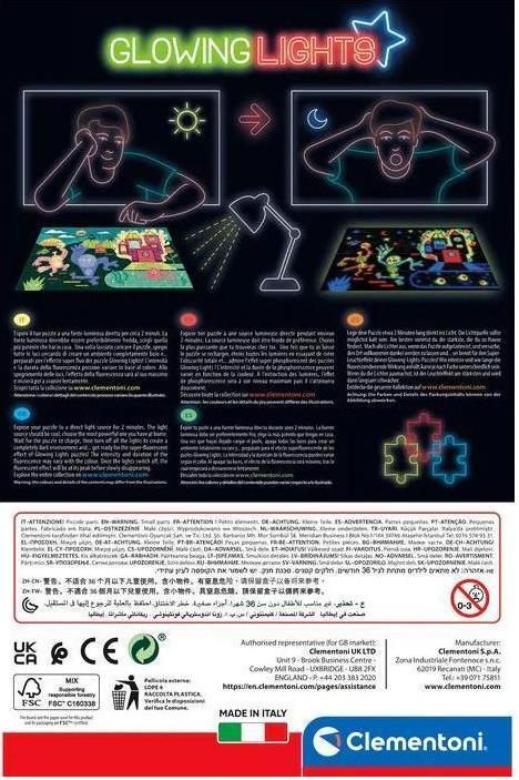 Produktbild Clementoni Glow in the Dark Spiderman (104 Teile)