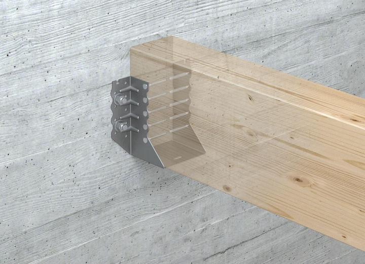 Produktbild GH Balkenschuh TOP aussenliegend 100x140 - Stahl feuerverzinkt (Balkenschuh, 1 Stk.)