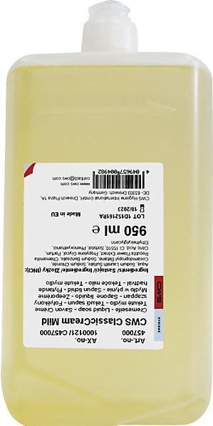 Produktbild CWS Seifencreme, versiegelt (Flüssigseife, 1000 ml)