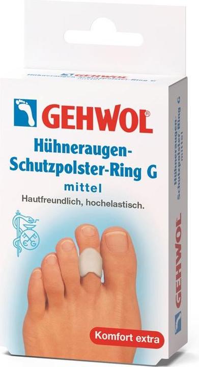 Produktbild Gehwol Hühneraugen-Schutzpolster-Ring G Verkaufspackung mittel 3 Stk (Druckentlastung, 498.67 ml)