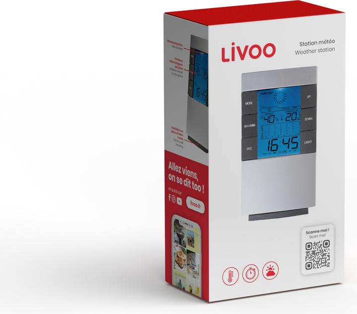 Actual product image Livoo Weather station