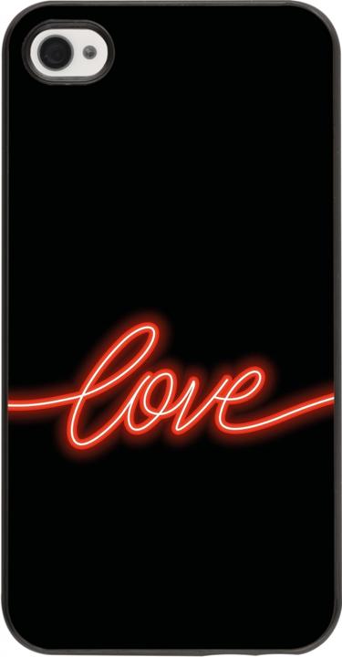 Produktbild PhoneLook Hülle Valentine 2023 neon love (Apple iPhone 4)