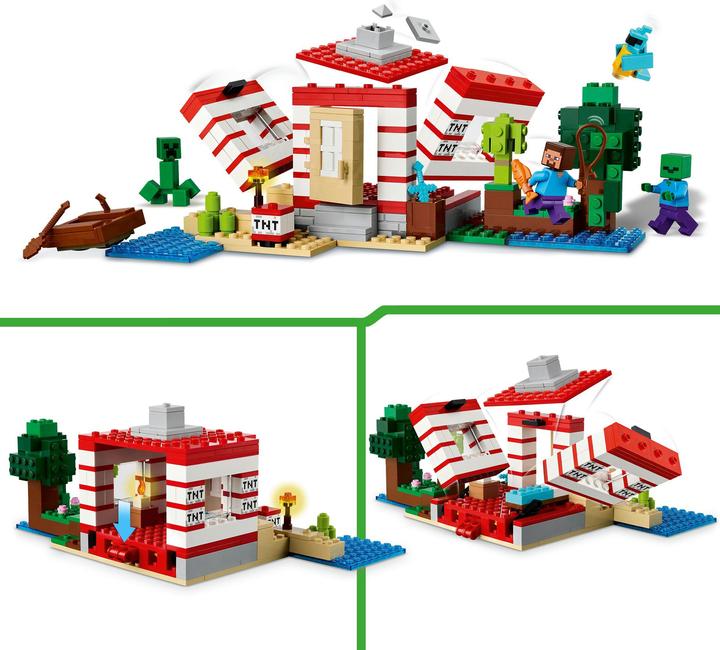 Actual product image LEGO Das TNT-Dschungelhaus (21275, LEGO Minecraft)