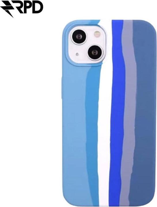 Immagine prodotto RPD iPhone 11 - Silicone Case Blue Rainbow - Regenbogen-Muster, blau (Apple iPhone 11)