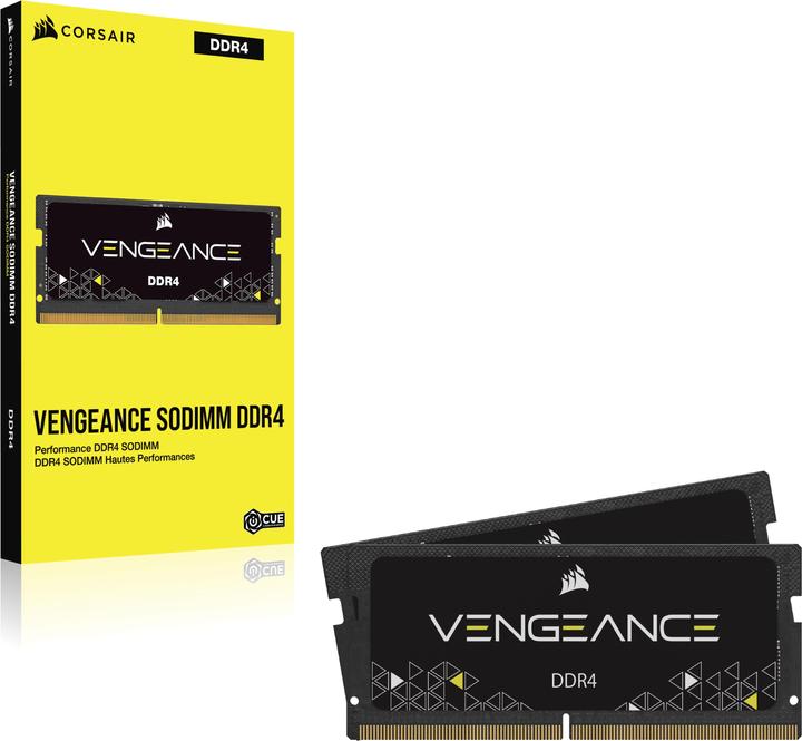 Image du produit Corsair Vengeance (2 x 8GB, 2666 MHz, RAM DDR4, SO-DIMM)