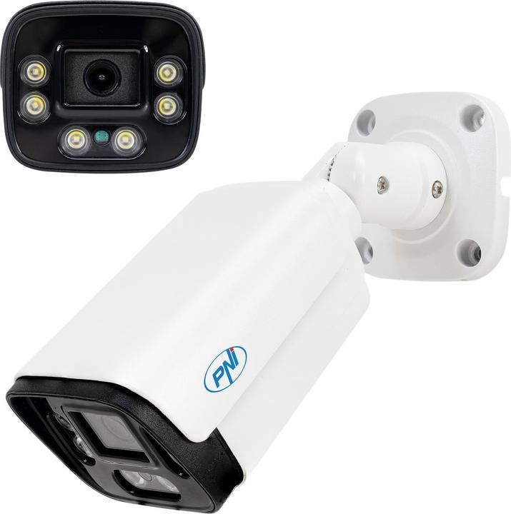 Image du produit PNI IP125 Caméra de vidéosurveillance avec IP, 5 MP, H.265, ONVIF, IP66 extérieur et intérieur