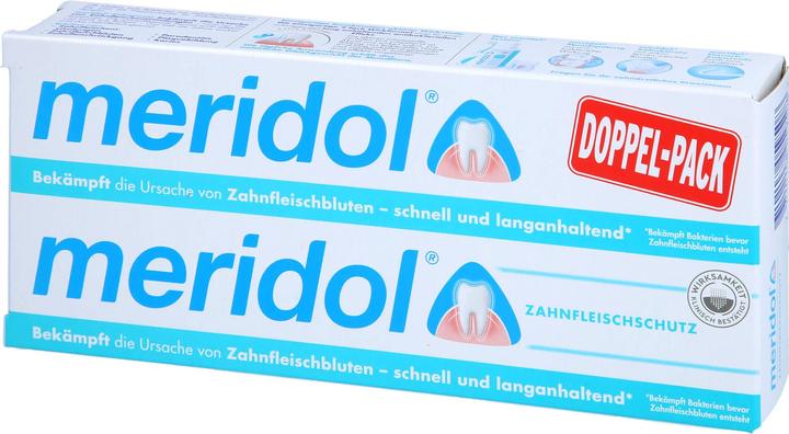 Produktbild Meridol Zahnpasta, 2x75 ml (150 ml)